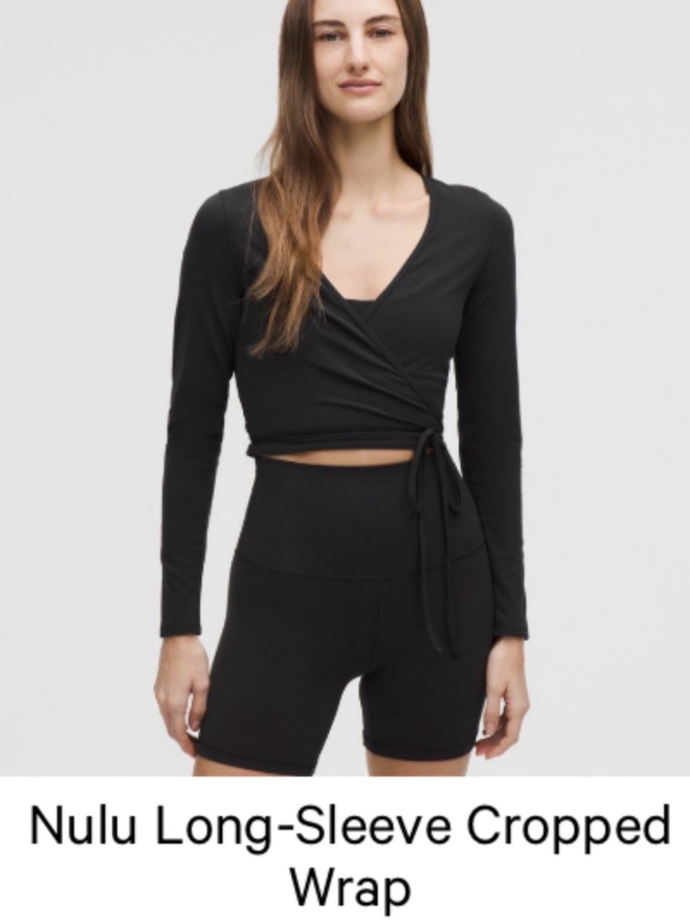 Lululemon Nulu Long-sleeve Cropped Wrap